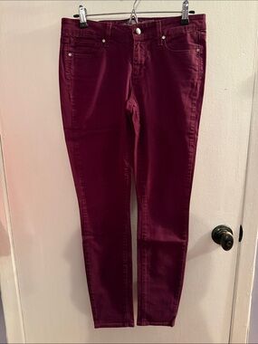 PAIGE Burgundy Jeans